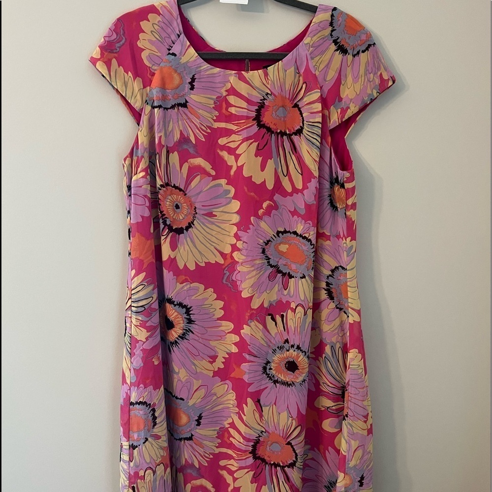 retro sunflower dress
